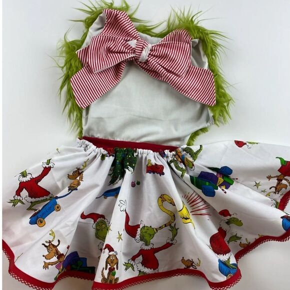 Pistol + Arrow Grinch Josie Handmade Dress Sz 6 - Picture 2 of 9